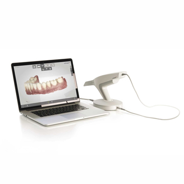 View the Dental Image of the patient in the laptop screen